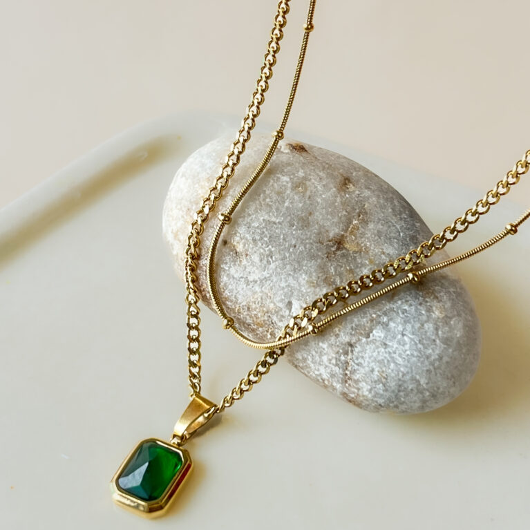 Green 2 Layered Chain