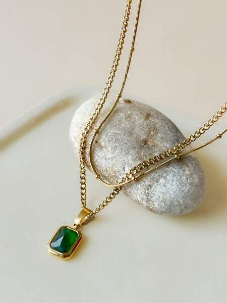 Green 2 Layered Chain