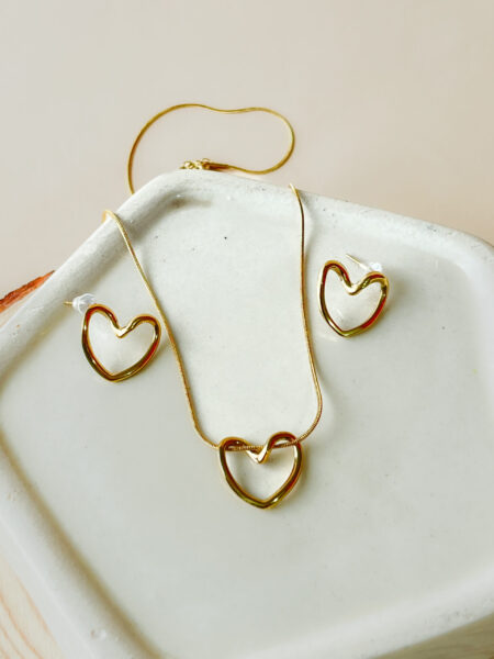 Opal Chain and Earings